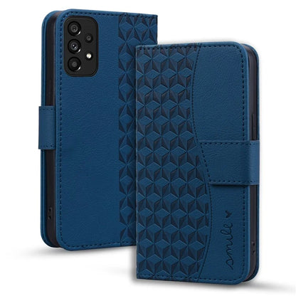For Samsung Galaxy A53 5G Case Imprinted Leather Stand Phone Cover