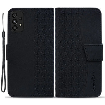 For Samsung Galaxy A53 5G Case Imprinted Leather Stand Phone Cover