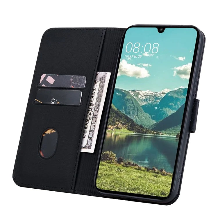 For Samsung Galaxy A53 5G Case Imprinted Leather Stand Phone Cover