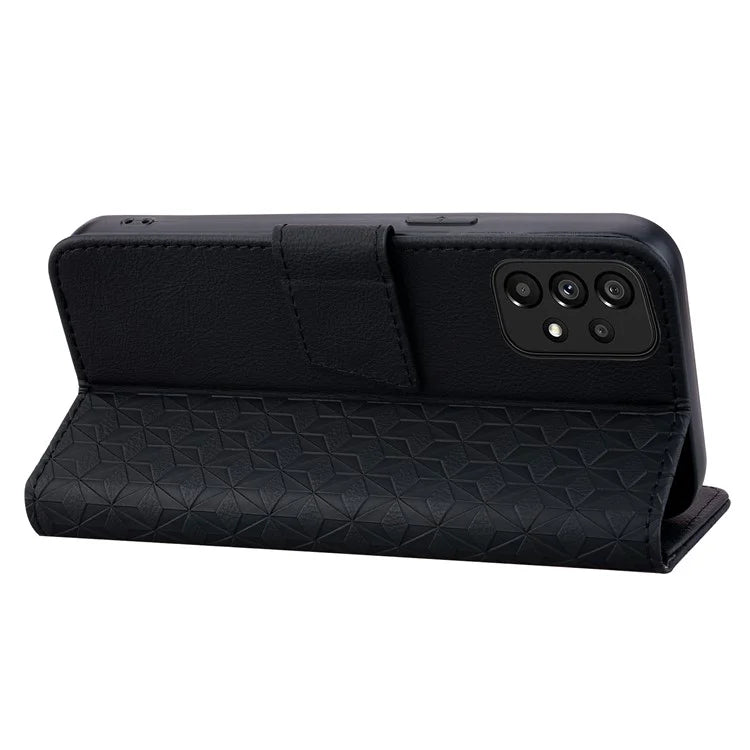 For Samsung Galaxy A53 5G Case Imprinted Leather Stand Phone Cover