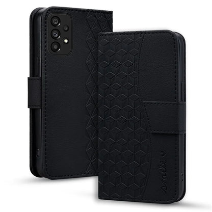 For Samsung Galaxy A53 5G Case Imprinted Leather Stand Phone Cover