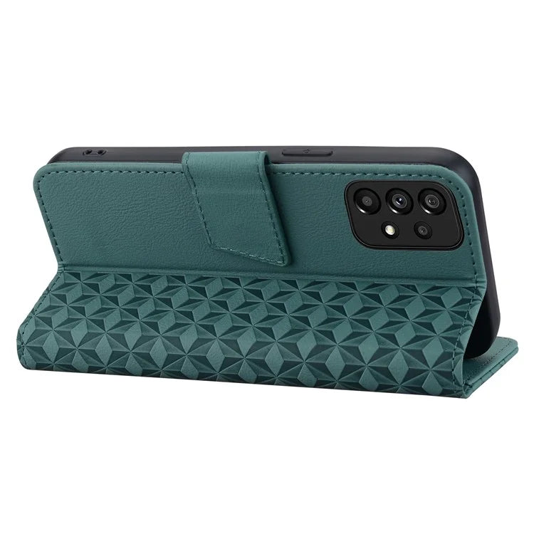 For Samsung Galaxy A53 5G Case Imprinted Leather Stand Phone Cover