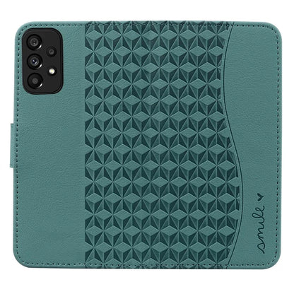 For Samsung Galaxy A53 5G Case Imprinted Leather Stand Phone Cover