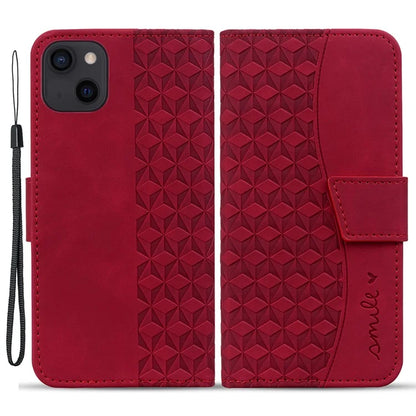 For iPhone 14 Case Imprinted Leather Phone Cover with Wallet Stand