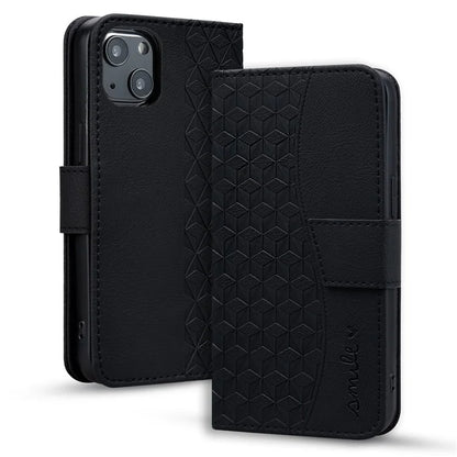 For iPhone 14 Case Imprinted Leather Phone Cover with Wallet Stand