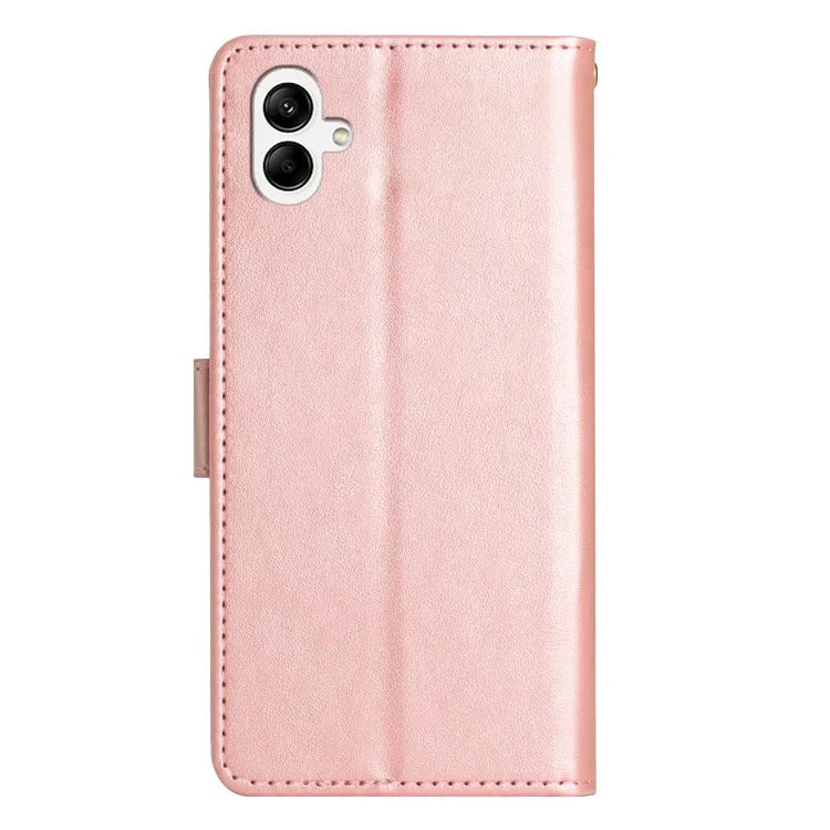 For Samsung Galaxy A05 4G Case Wallet Leather Cover with Imprinted Butterfly