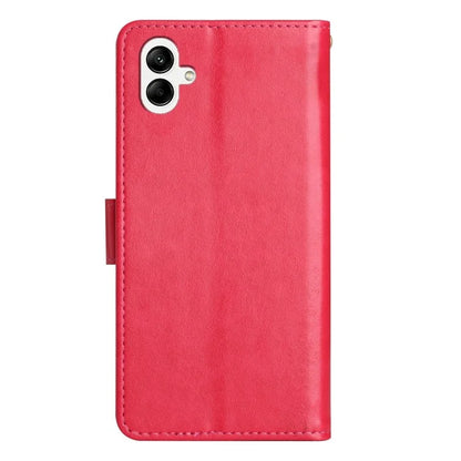 For Samsung Galaxy A05 4G Case Wallet Leather Cover with Imprinted Butterfly