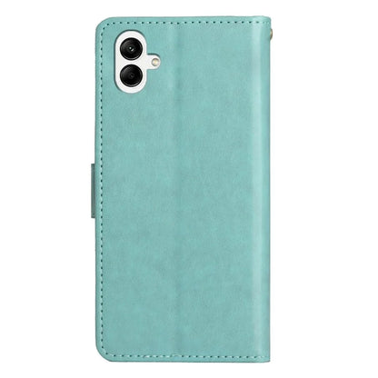 For Samsung Galaxy A05 4G Case Wallet Leather Cover with Imprinted Butterfly