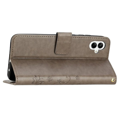 For Samsung Galaxy A05 4G Case Wallet Leather Cover with Imprinted Butterfly