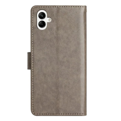 For Samsung Galaxy A05 4G Case Wallet Leather Cover with Imprinted Butterfly