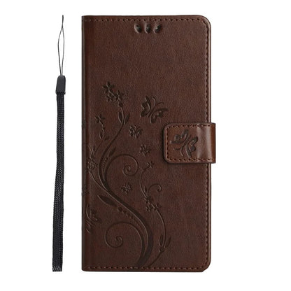 For Samsung Galaxy A05 4G Case Wallet Leather Cover with Imprinted Butterfly