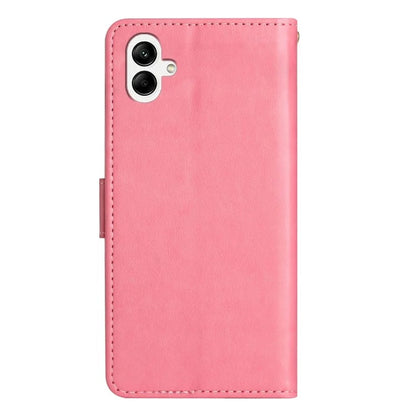 For Samsung Galaxy A05 4G Case Wallet Leather Cover with Imprinted Butterfly