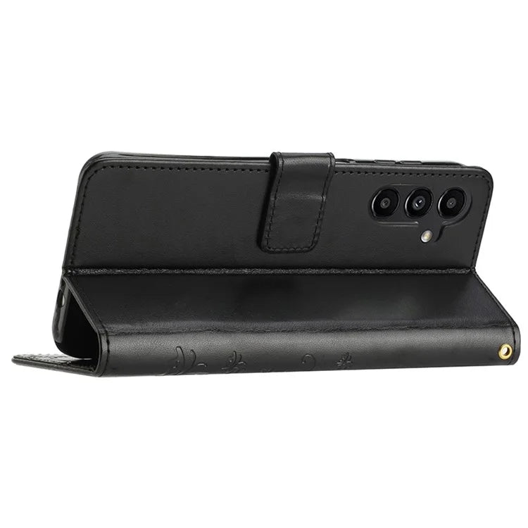 For Samsung Galaxy A05s 4G Case Wallet Stand Butterfly Imprint Phone Cover