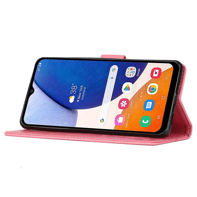 For Samsung Galaxy A05s 4G Case Wallet Stand Butterfly Imprint Phone Cover