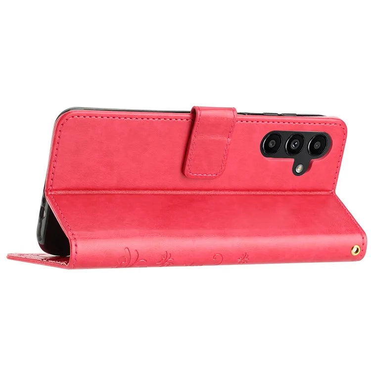 For Samsung Galaxy A05s 4G Case Wallet Stand Butterfly Imprint Phone Cover