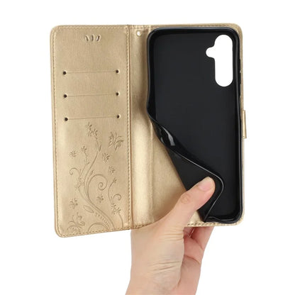 For Samsung Galaxy A05s 4G Case Wallet Stand Butterfly Imprint Phone Cover
