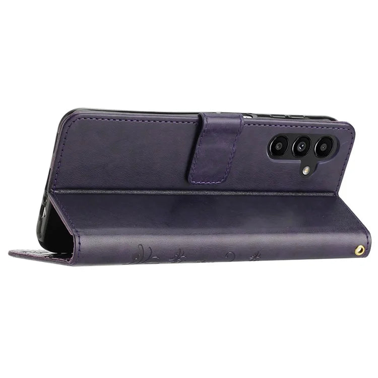 For Samsung Galaxy A05s 4G Case Wallet Stand Butterfly Imprint Phone Cover