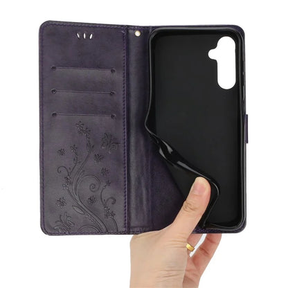 For Samsung Galaxy A05s 4G Case Wallet Stand Butterfly Imprint Phone Cover