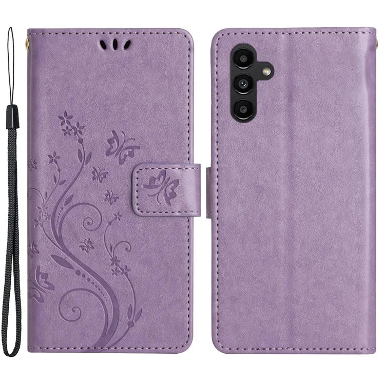 For Samsung Galaxy A05s 4G Case Wallet Stand Butterfly Imprint Phone Cover