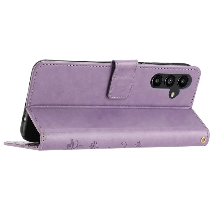For Samsung Galaxy A05s 4G Case Wallet Stand Butterfly Imprint Phone Cover
