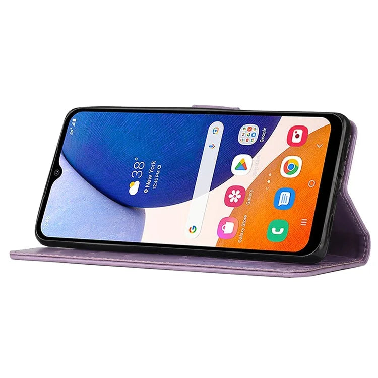 For Samsung Galaxy A05s 4G Case Wallet Stand Butterfly Imprint Phone Cover