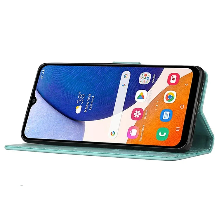 For Samsung Galaxy A05s 4G Case Wallet Stand Butterfly Imprint Phone Cover