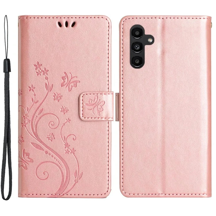 For Samsung Galaxy A05s 4G Case Wallet Stand Butterfly Imprint Phone Cover