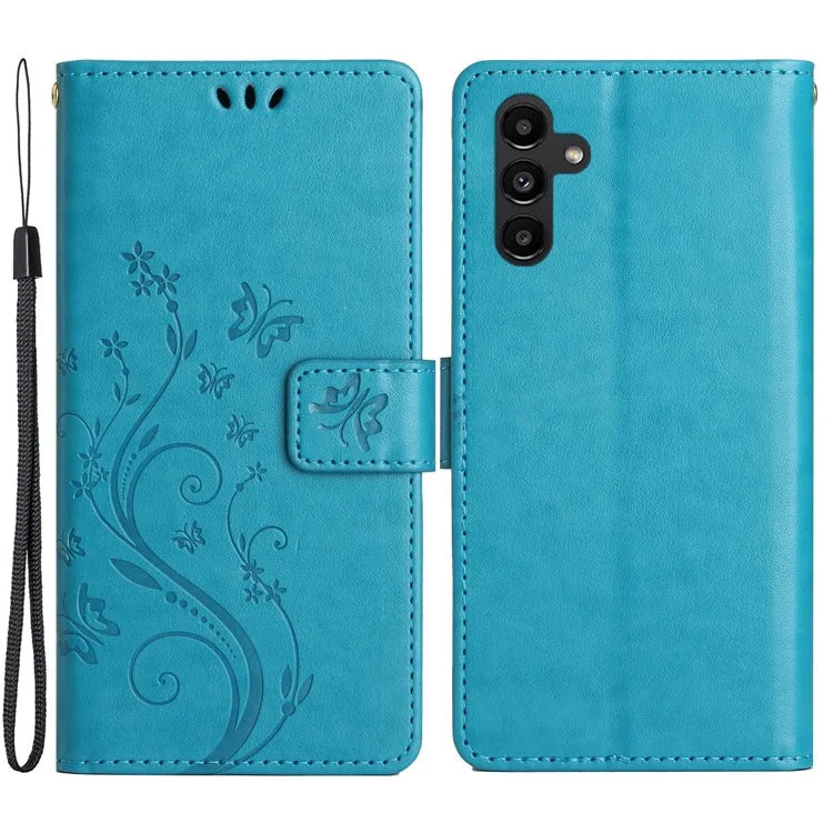 For Samsung Galaxy A05s 4G Case Wallet Stand Butterfly Imprint Phone Cover