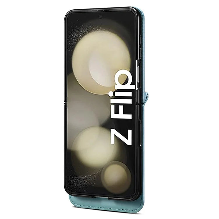 For Samsung Galaxy Z Flip3 5G Case Pattern Card Holder Phone Cover