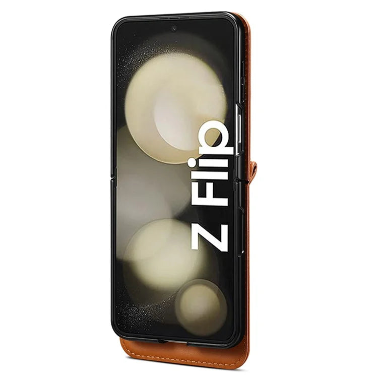 For Samsung Galaxy Z Flip3 5G Case Pattern Card Holder Phone Cover