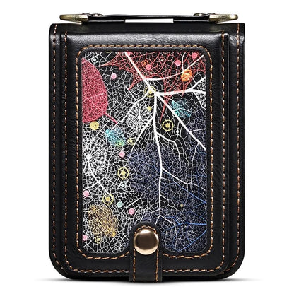 For Samsung Galaxy Z Flip3 5G Case Pattern Card Holder Phone Cover