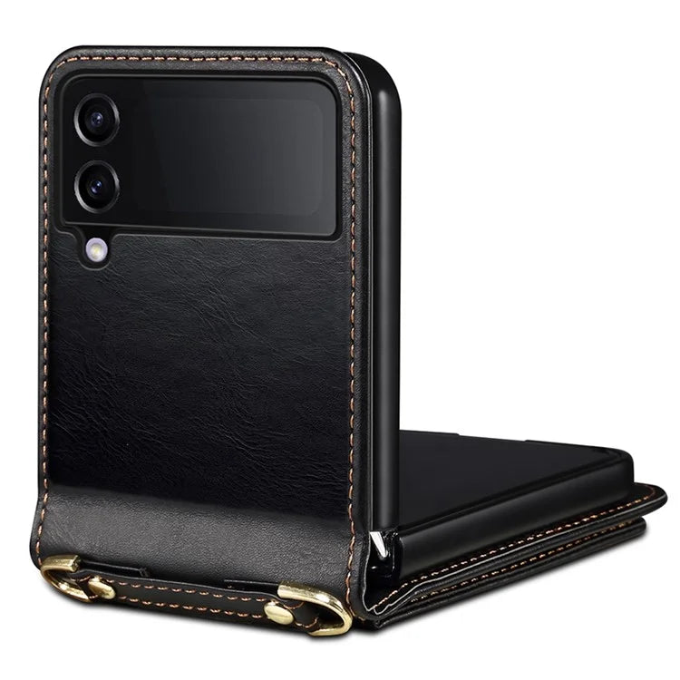 For Samsung Galaxy Z Flip3 5G Case Pattern Card Holder Phone Cover