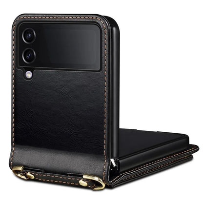 For Samsung Galaxy Z Flip3 5G Case Pattern Card Holder Phone Cover