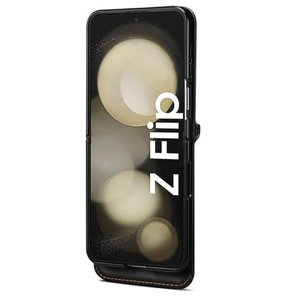 For Samsung Galaxy Z Flip3 5G Case Pattern Card Holder Phone Cover