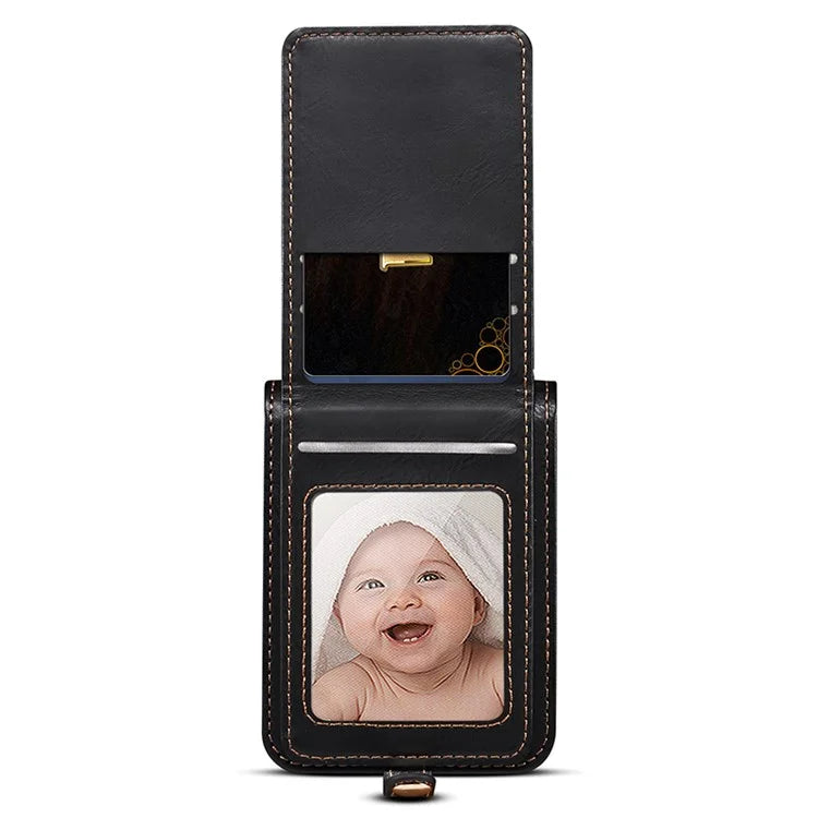For Samsung Galaxy Z Flip3 5G Case Pattern Card Holder Phone Cover