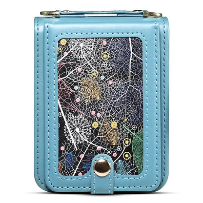 For Samsung Galaxy Z Flip5 5G Case PU Leather + PC Phone Cover with Card Holder