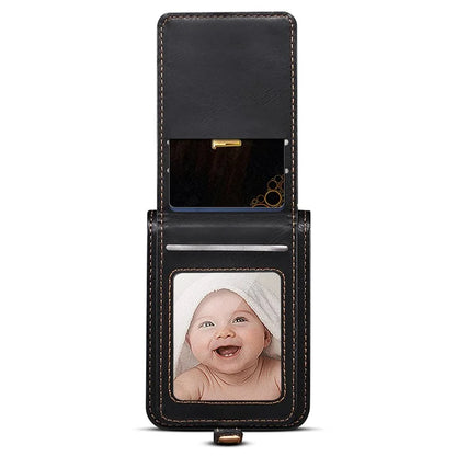 For Samsung Galaxy Z Flip4 5G Case Anti-Scratch Pattern Card Holder Phone Cover