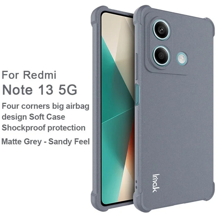 IMAK For Xiaomi Redmi Note 13 5G Case Drop-proof Matte Phone TPU Cover
