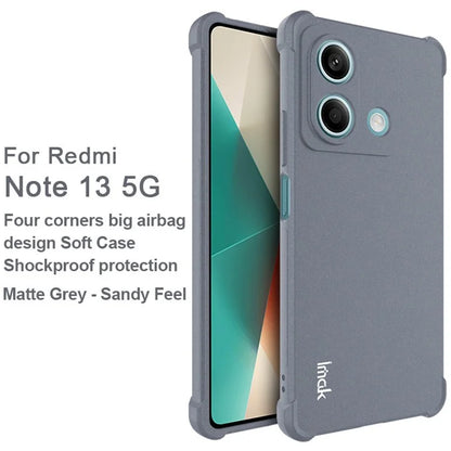 IMAK For Xiaomi Redmi Note 13 5G Case Drop-proof Matte Phone TPU Cover