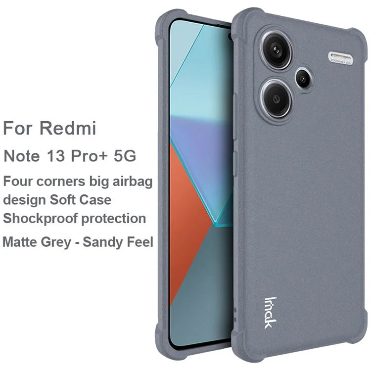 IMAK For Xiaomi Redmi Note 13 Pro+ TPU Case Anti-drop Matte Phone Back Cover
