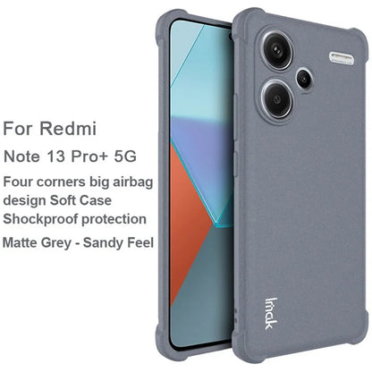 IMAK For Xiaomi Redmi Note 13 Pro+ TPU Case Anti-drop Matte Phone Back Cover