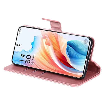 For Oppo A2 Pro 5G Case Zipper Pocket Leather Wallet Phone Cover