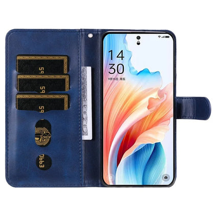 For Oppo A2 Pro 5G Case Zipper Pocket Leather Wallet Phone Cover