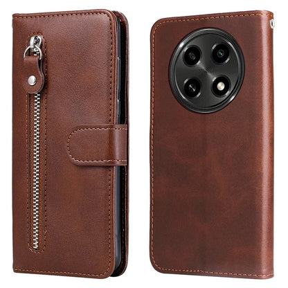 For Oppo A2 Pro 5G Case Zipper Pocket Leather Wallet Phone Cover