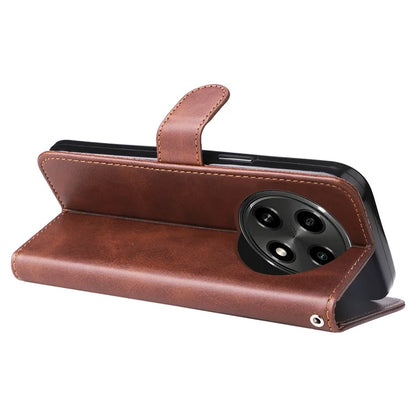 For Oppo A2 Pro 5G Case Zipper Pocket Leather Wallet Phone Cover