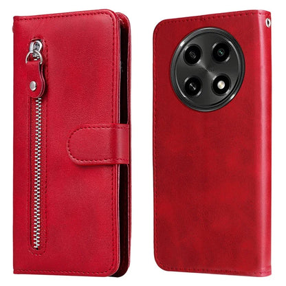 For Oppo A2 Pro 5G Case Zipper Pocket Leather Wallet Phone Cover