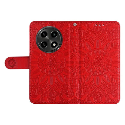 For Oppo A2 Pro 5G Case Wallet Sunflower Imprinted Leather Phone Cover