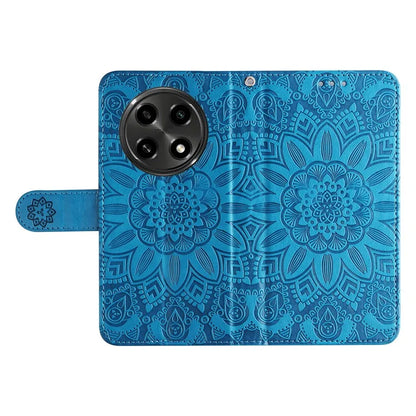 For Oppo A2 Pro 5G Case Wallet Sunflower Imprinted Leather Phone Cover