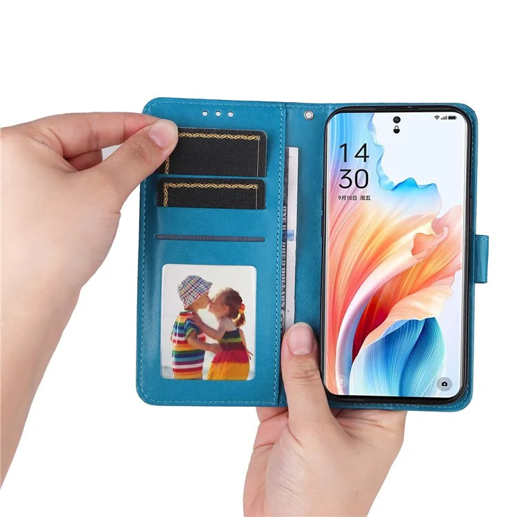 For Oppo A2 Pro 5G Case Wallet Sunflower Imprinted Leather Phone Cover