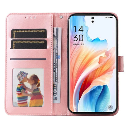 For Oppo A2 Pro 5G Case Wallet Sunflower Imprinted Leather Phone Cover
